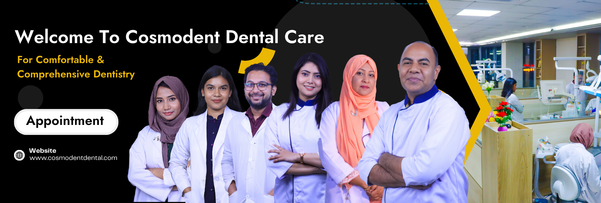 Cosmodent Dental care Dekstop slider 3