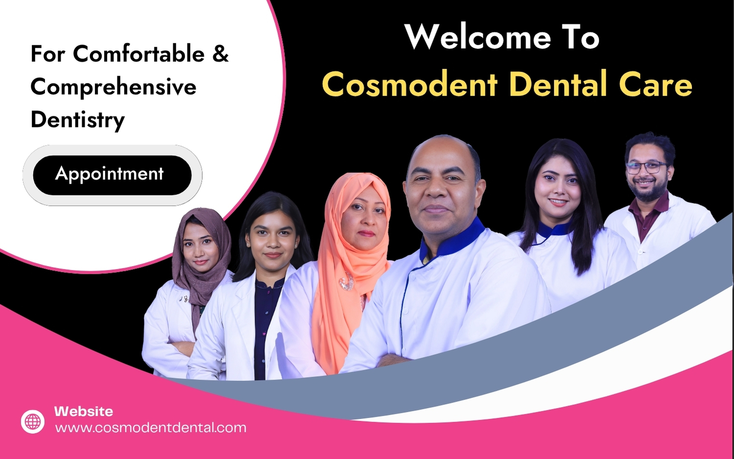 Cosmodent Dental care Mobile slider 1