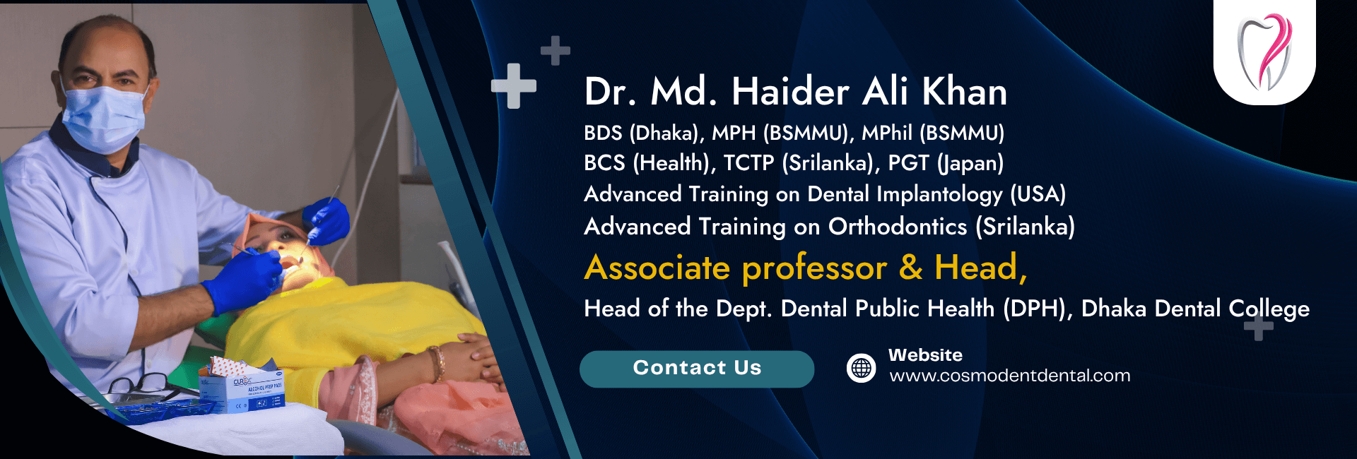 Cosmodent Dental care Dekstop slider 29-06-25